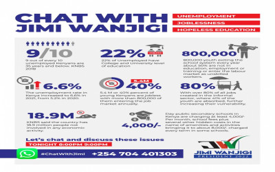 Chat with Jimi Wanjigi Infographics