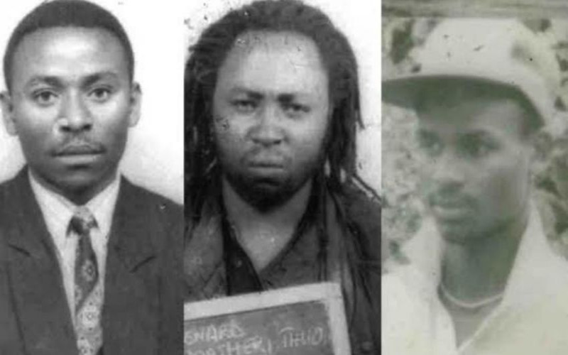 The hardcore gangsters Wanugu, Rasta and Wacucu who reigned supreme as the most want criminals of the 1990s COURTESY