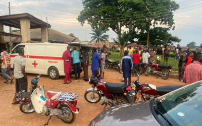 Ambulance On a Rescue Mission in Nigeria PHOTO: Courtesy