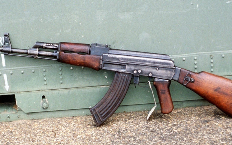 An AK-47 rifle. COURTESY