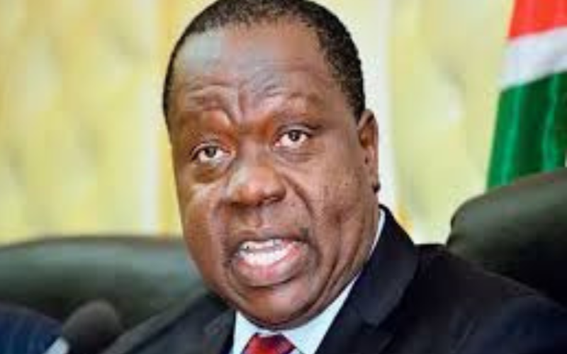 Cabinet Secretary for Interior Fred Matiang'i FILE:COURTESY