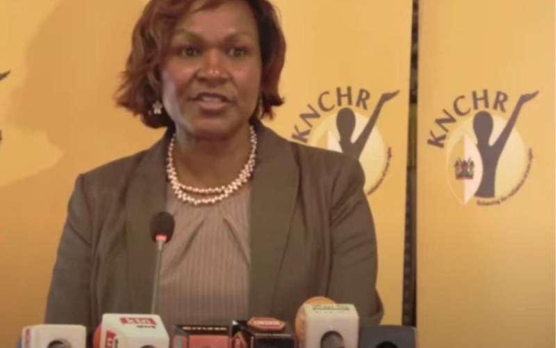 KNCHR CHAIRPERSON ROSELINE ODEDE IMAGE:COURTESY