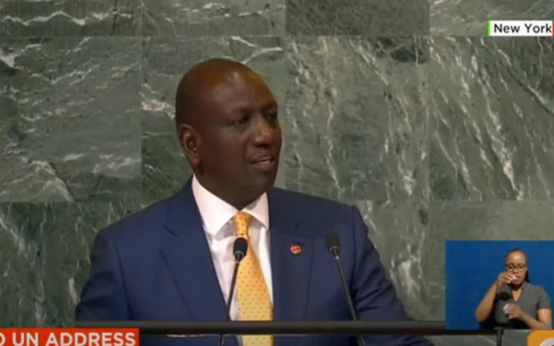 President William Ruto's Full Speech At The United Nations General Assembly IMAGE :COURTESY