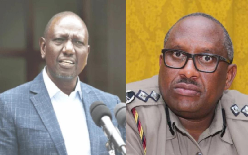 Ruto In Court Over Illegal Nomination Of Inspector-general Of Police Japheth Koome