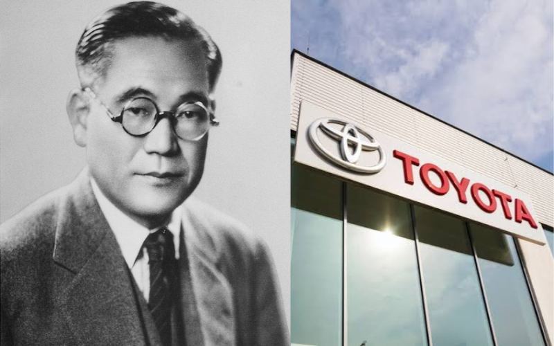 Toyota founder Kiichiro Toyoda, who transformed the weaving business to the automotive manufacturing. FILE